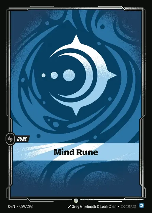 riftbound Card: Mind Rune - Mind Domain