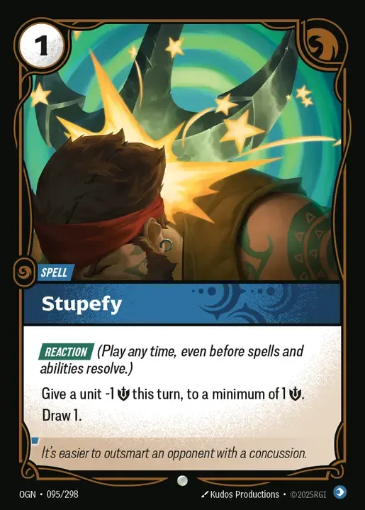 riftbound Card: Stupefy - Mind Domain