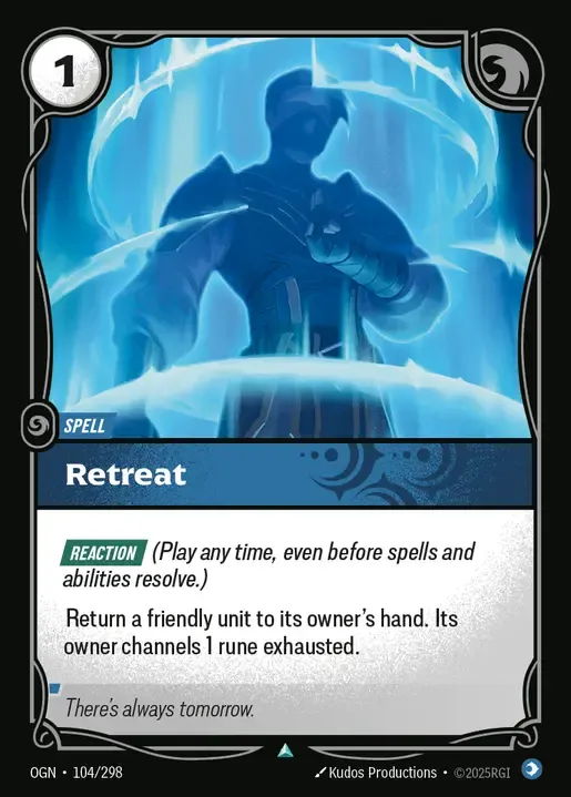 riftbound Card: Retreat - Mind Domain