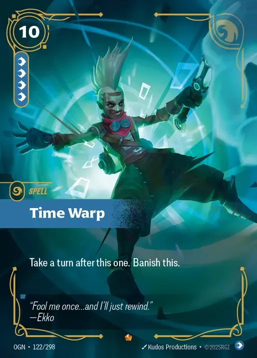 riftbound Card: Time Warp - Mind Domain