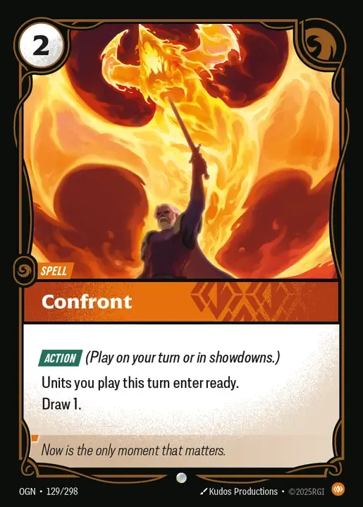 riftbound Card: Confront - Body Domain