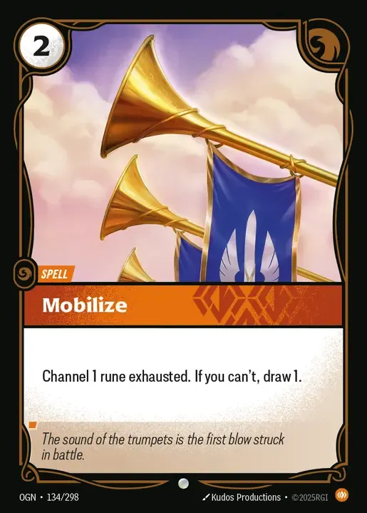 riftbound Card: Mobilize - Body Domain