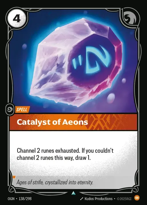 riftbound Card: Catalyst of Aeons - Body Domain