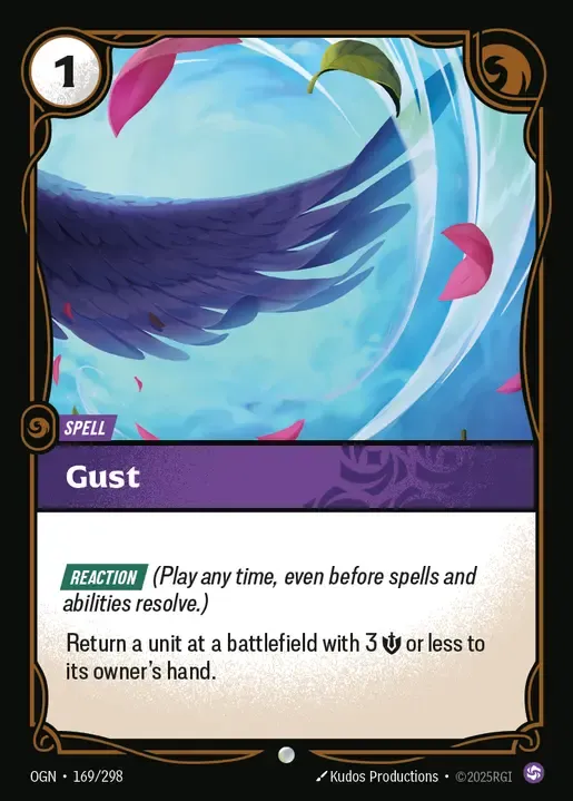 riftbound Card: Gust - Chaos Domain