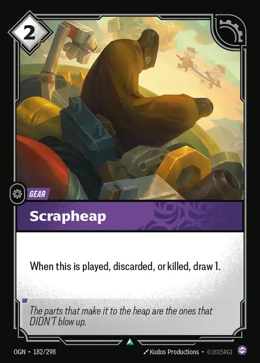 riftbound Card: Scrapheap - Chaos Domain