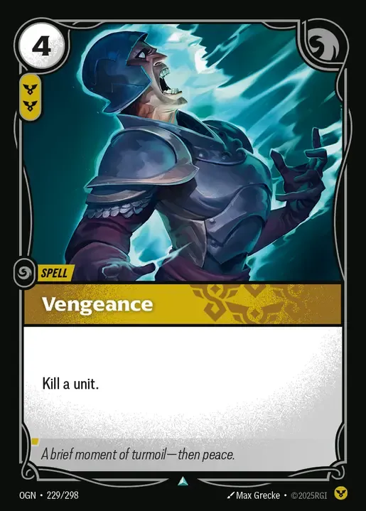 riftbound Card: Vengeance - Order Domain