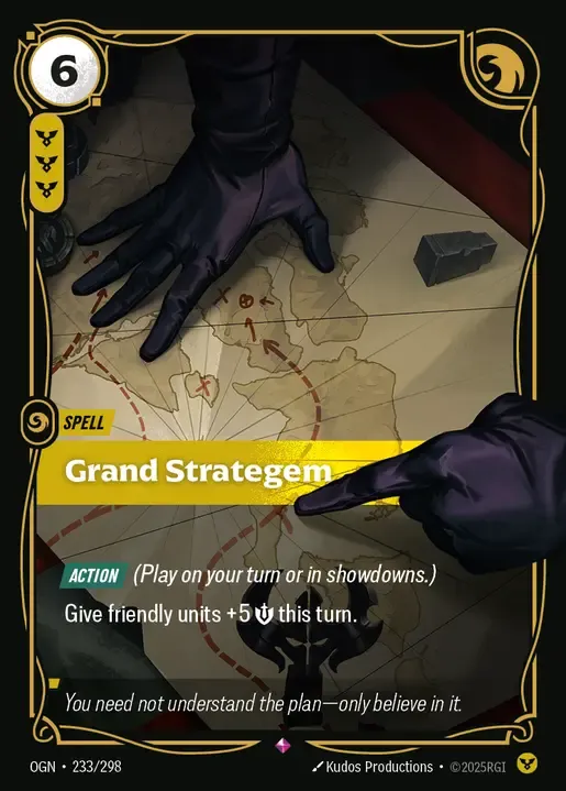 riftbound Card: Grand Strategem - Order Domain