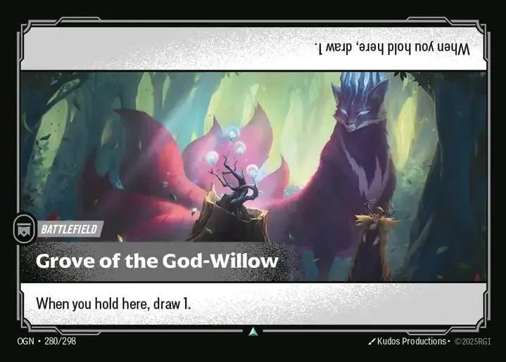 riftbound Card: Grove of the God-Willow - Colorless Domain