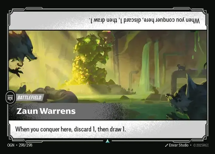 riftbound Card: Zaun Warrens - Colorless Domain