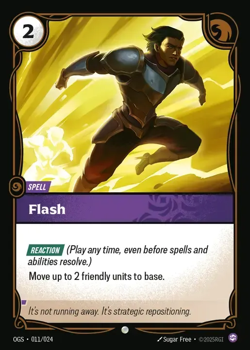 riftbound Card: Flash - Chaos Domain