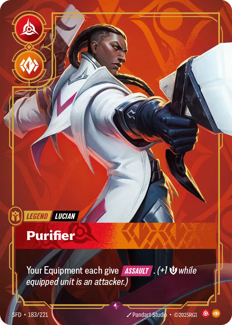 riftbound Card: Purifier - Legendary Hero