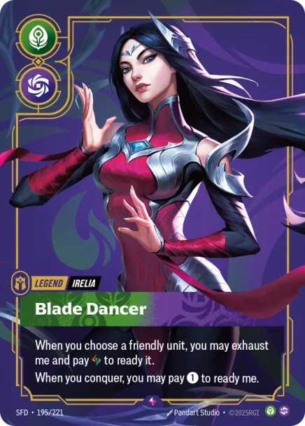 riftbound Card: Blade Dancer - Legendary Hero