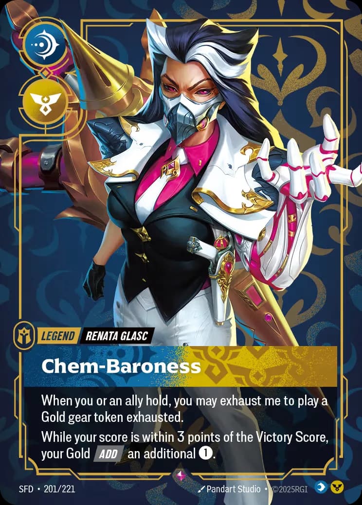 riftbound Card: Chem-Baroness - Legendary Hero