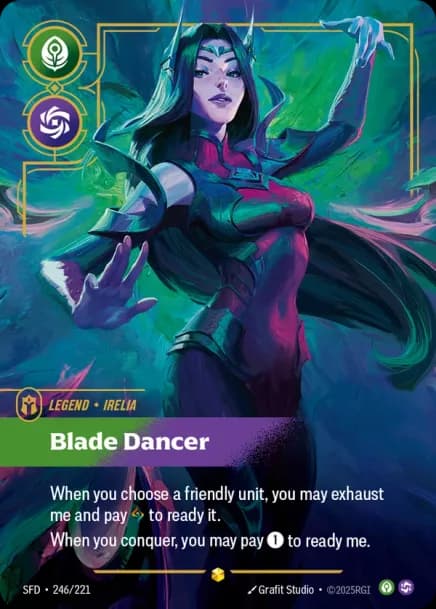 riftbound Card: Blade Dancer - Legendary Hero