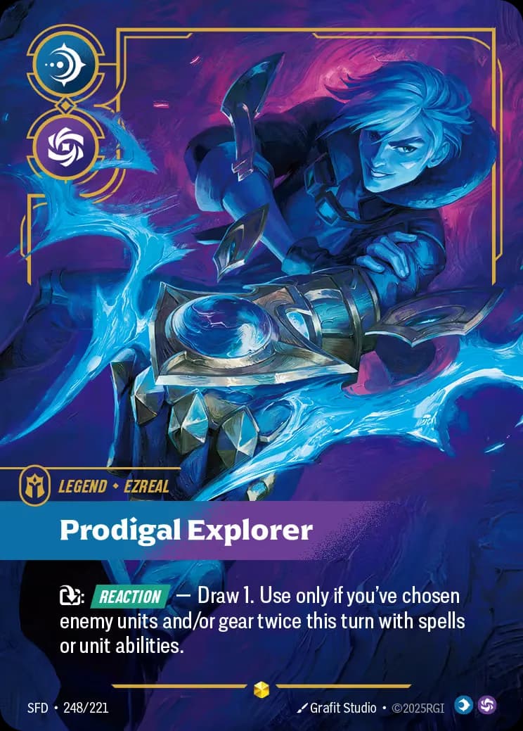riftbound Card: Prodigal Explorer - Legendary Hero