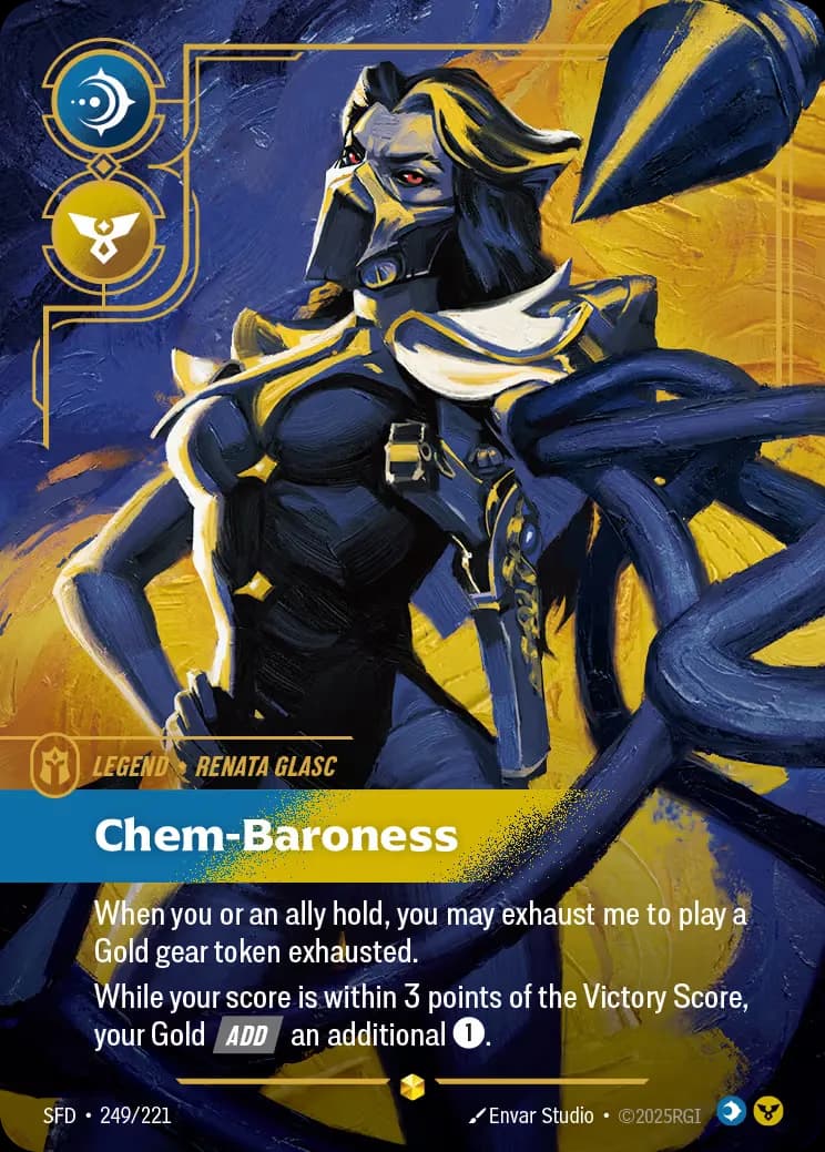 riftbound Card: Chem-Baroness - Legendary Hero